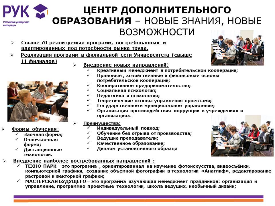 Центр Дополнительного образования Российского университета кооперации